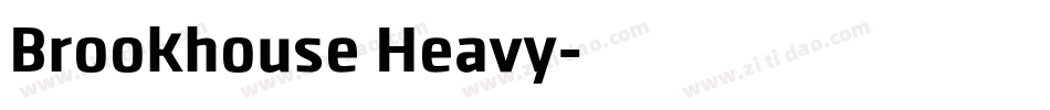 Brookhouse Heavy字体转换
